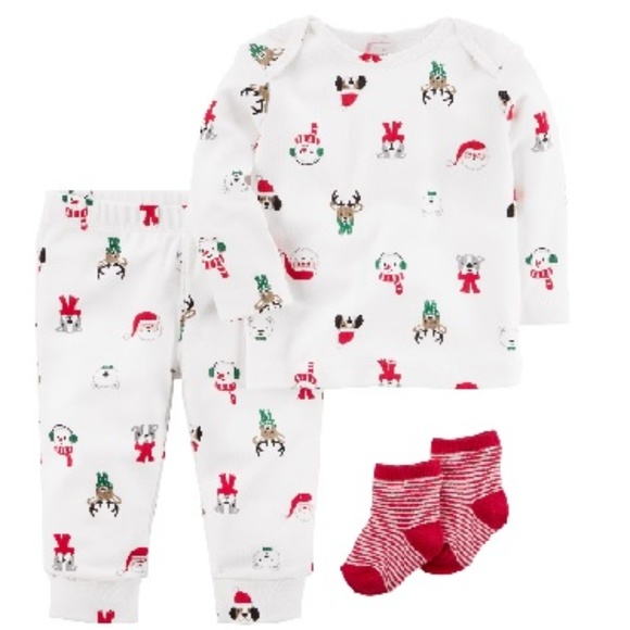 Carter's Other - Cater's - 3-Piece Christmas PJ Set (NWT)